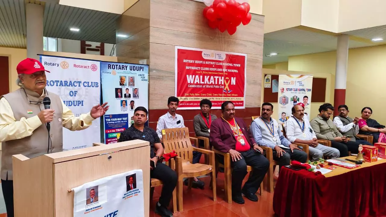 ವಿಶ್ವದಲ್ಲಿ ಪೊಲೀಯೋ ಶೇ.99.9ರಷ್ಟು ನಿವಾರಣೆ: ಡಾ.ಶರತ್ ರಾವ್ ವಿಶ್ವದಲ್ಲಿ ಪೊಲೀಯೋ ಶೇ.99.9ರಷ್ಟು ನಿವಾರಣೆ: ಡಾ.ಶರತ್ ರಾವ್