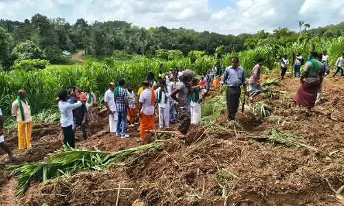 ಕೃಷಿ ಭೂಮಿ ನಾಶ : ತೆಂಕಮಿಜಾರು ಗ್ರಾಮಸ್ಥರ ಆಕ್ರೋಶ, ಪ್ರತಿಭಟನೆ