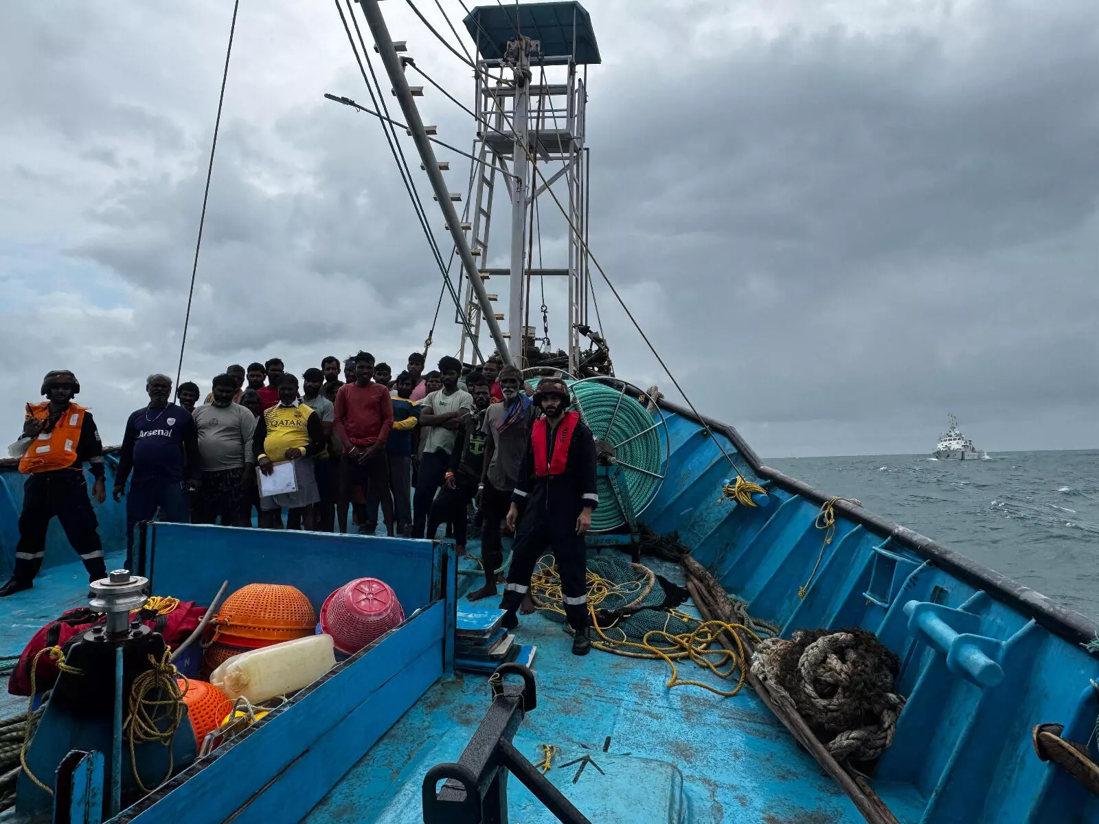 ಮಂಗಳೂರು | ಸಮುದ್ರದಲ್ಲಿ ಅಪಾಯಕ್ಕೆ ಸಿಲುಕಿದ್ದ 31 ಮೀನುಗಾರರ ರಕ್ಷಣೆ