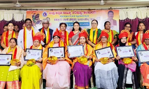 ಕಲಬುರಗಿ ಕಸಾಪದಿಂದ ಕಿತ್ತೂರು ರಾಣಿ ಚೆನ್ನಮ್ಮ ಜಯಂತ್ಯೋತ್ಸವ : ವೀರ ಸ್ತ್ರೀ ಪ್ರಶಸ್ತಿ ಪ್ರದಾನ