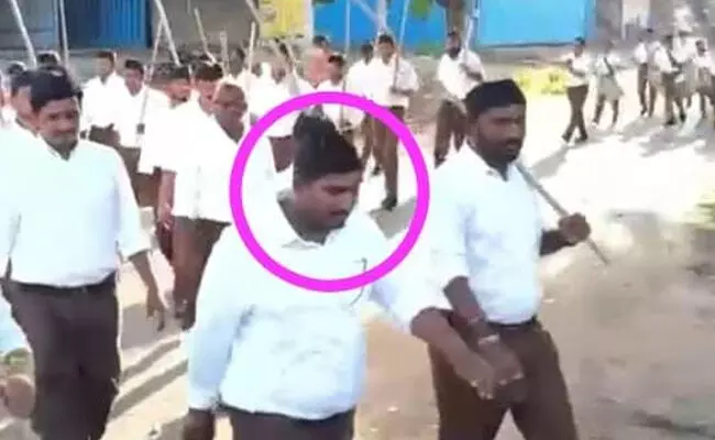 ಔರಾದ್ (ಬಿ) ಪಟ್ಟಣದಲ್ಲಿ ನಡೆದ ಆರೆಸ್ಸೆಸ್ ಪಥ ಸಂಚಲನದಲ್ಲಿ ವಸತಿ ನಿಲಯದ ಸಿಬ್ಬಂದಿ ಭಾಗಿ : ಅಮಾನತಿಗಾಗಿ ಮನವಿ