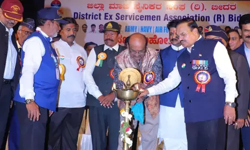 ಬೀದರ್ | ದೇಶ ರಕ್ಷಣೆಗೆ ಮಾಜಿ ಸೈನಿಕರ ಕೊಡುಗೆ ಅಪಾರ : ಸೂರ್ಯಕಾಂತ್ ನಾಗಮಾರಪಳ್ಳಿ