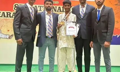 ರಾಷ್ಟ್ರ ಮಟ್ಟದ ಮುಕ್ತ ಕರಾಟೆ ಚಾಂಪಿಯನ್‍ಶಿಪ್: ಶಮಿರಾಜ್ ಆಳ್ವಗೆ ಎರಡು ಚಿನ್ನದ ಪದಕ