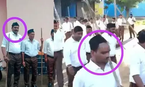 ಬೀದರ್ | ಗ್ರಾಮ ಪಂಚಾಯತ್ ನ ಡಾಟಾ ಎಂಟ್ರಿ ಆಪರೇಟರ್ ಆರೆಸ್ಸೆಸ್ ಪಥ ಸಂಚಲನದಲ್ಲಿ ಭಾಗಿ; ಸೂಕ್ತ ಕ್ರಮಕ್ಕಾಗಿ ಮನವಿ