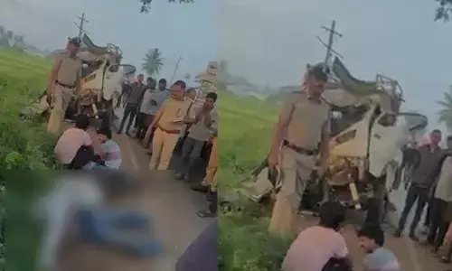 ಶಿವಮೊಗ್ಗ | ಭೀಕರ ರಸ್ತೆ ಅಪಘಾತ : ಮೂವರು ಸ್ಥಳದಲ್ಲೇ ಮೃತ್ಯು