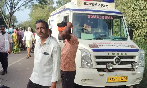 ಶಿವಮೊಗ್ಗ | ಬೈಕ್‌ಗೆ ಲಾರಿ ಢಿಕ್ಕಿ :  ಓರ್ವ ಮೃತ್ಯು, ಇನ್ನೋರ್ವನಿಗೆ ಗಾಯ