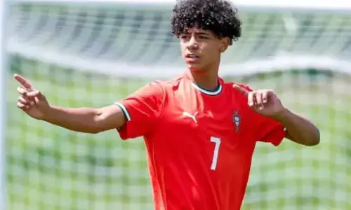 ಪೋರ್ಚುಗಲ್ ಅಂಡರ್-16 ತಂಡದಲ್ಲಿ ಚೊಚ್ಚಲ ಪಂದ್ಯವನ್ನಾಡಿದ ರೊನಾಲ್ಡೊ ಪುತ್ರ ಸ್ಯಾಂಟೋಸ್