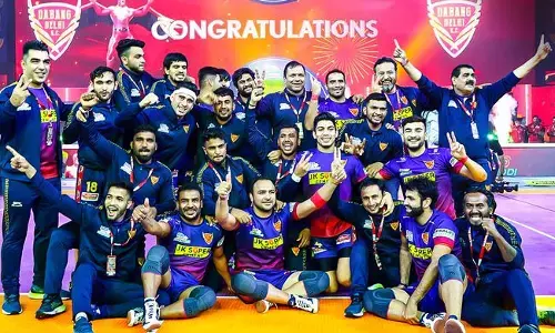 ಪ್ರೊ ಕಬಡ್ಡಿ ಲೀಗ್ | ದಬಾಂಗ್ ಡೆಲ್ಲಿ ತಂಡ ಚಾಂಪಿಯನ್