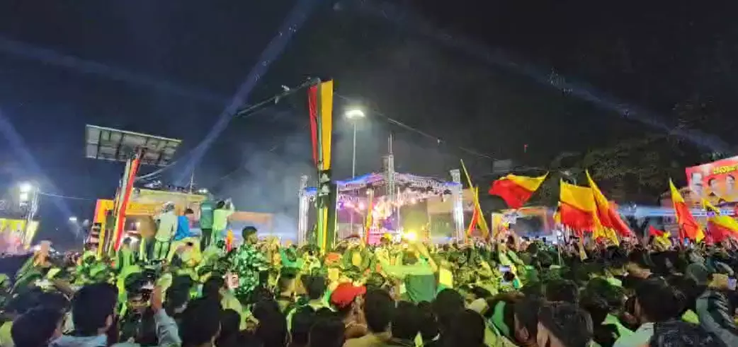 ಬೆಳಗಾವಿಯಲ್ಲಿ ಕನ್ನಡ ರಾಜ್ಯೋತ್ಸವ ಸಂಭ್ರಮ : ಮಹಾರಾಷ್ಟ್ರದ ಗಡಿ ಪ್ರದೇಶದಲ್ಲಿ ಬಿಗಿ ಭದ್ರತೆ