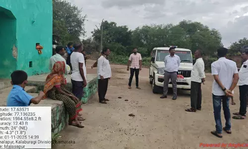 ಕಲಬುರಗಿ | ಮಳಸಾಪೂರದಲ್ಲಿ 2.7 ತೀವ್ರತೆಯ ಭೂಕಂಪನ : ಸ್ಥಳಕ್ಕೆ ಅಧಿಕಾರಿಗಳ ಭೇಟಿ