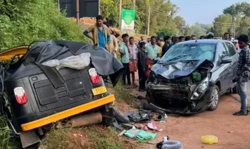 ಪುತ್ತೂರು: ಕಾರು - ರಿಕ್ಷಾ ನಡುವೆ ಅಪಘಾತ; ಬಾಲಕಿ ಮೃತ್ಯು, ಐವರಿಗೆ ಗಾಯ