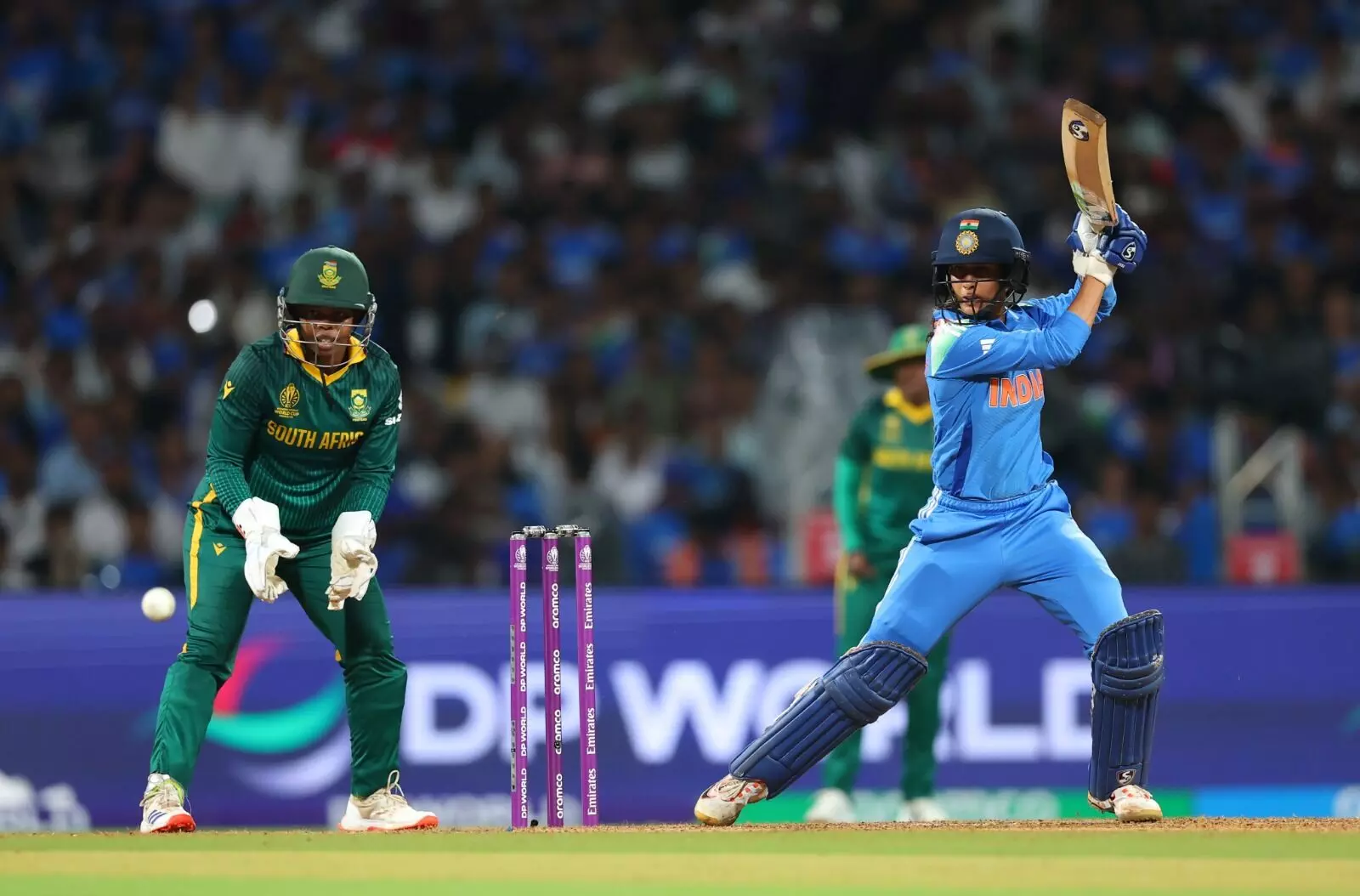 ಮಹಿಳೆಯರ ವಿಶ್ವಕಪ್ | ದಕ್ಷಿಣ ಆಫ್ರಿಕಾಗೆ 299ರ ಗುರಿ ನೀಡಿದ ಭಾರತ ಮಹಿಳೆಯರ ವಿಶ್ವಕಪ್ | ದಕ್ಷಿಣ ಆಫ್ರಿಕಾಗೆ 299ರ ಗುರಿ ನೀಡಿದ ಭಾರತ