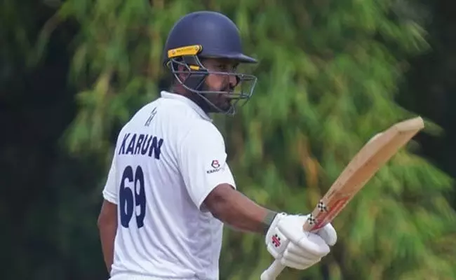 ಪ್ರಥಮ ದರ್ಜೆ ಕ್ರಿಕೆಟ್‌ ನಲ್ಲಿ 5ನೇ ದ್ವಿಶತಕ ದಾಖಲಿಸಿದ ಕರುಣ್ ನಾಯರ್