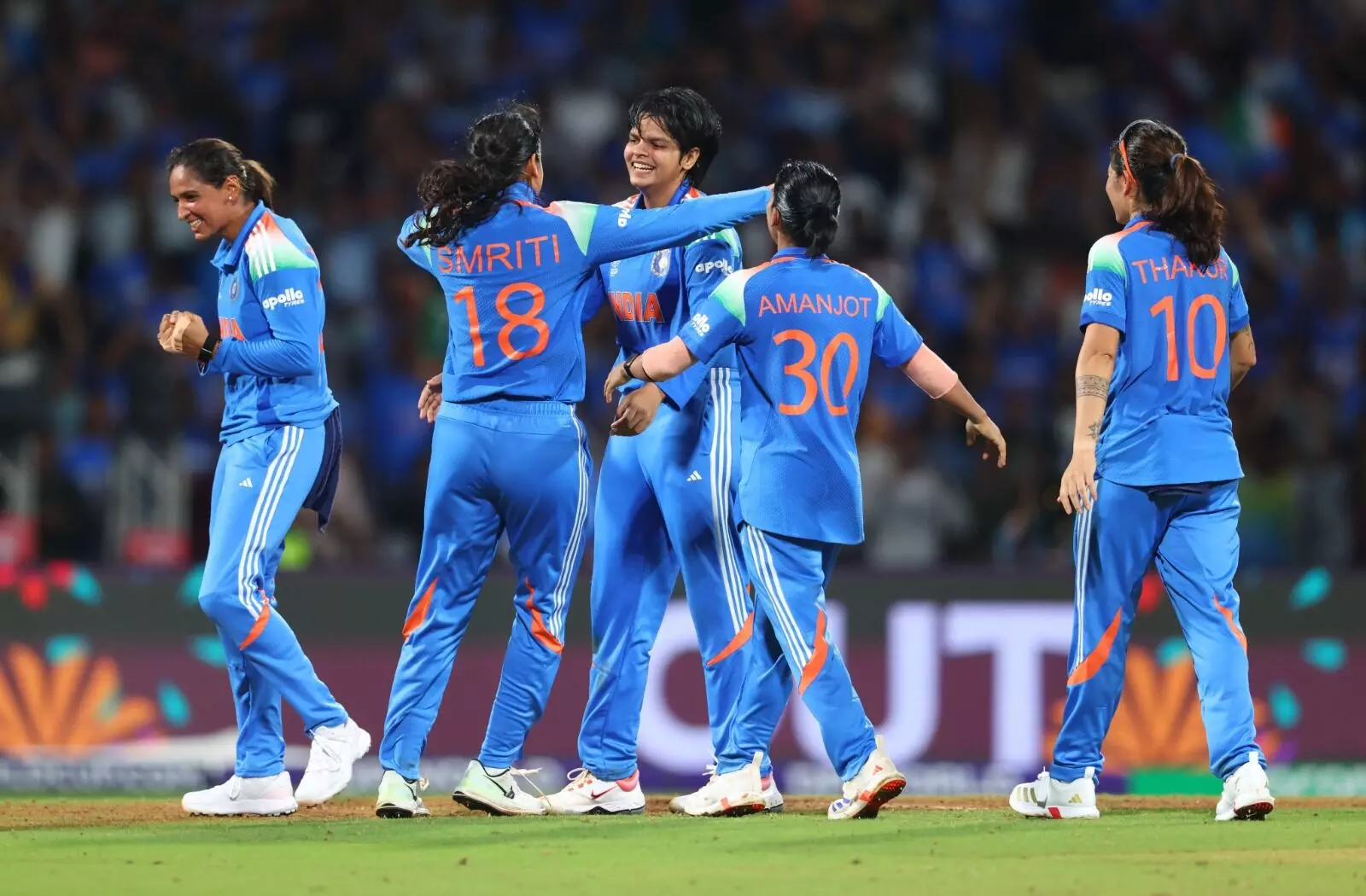 Indian Women team celebration
