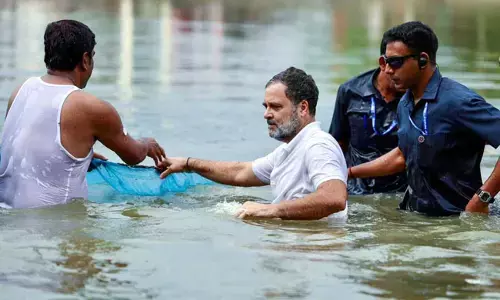 ಬಿಹಾರ | ಮೀನುಗಾರರ ಜೊತೆ ಕೆರೆಗೆ ಜಿಗಿದು ಈಜಿದ ರಾಹುಲ್ ಗಾಂಧಿ