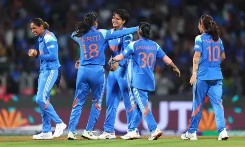 Indian Women team celebration
