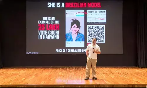 ಹರ್ಯಾಣದ ಮತದಾರರ ಪಟ್ಟಿಯಲ್ಲಿ 22 ಕಡೆ ಬ್ರೆಝಿಲ್‌ ರೂಪದರ್ಶಿ ಫೋಟೋ!; ರಾಹುಲ್ ಗಾಂಧಿ ಆರೋಪವೇನು?