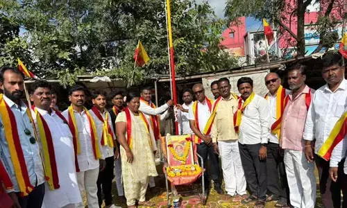 ಕಲಬುರಗಿ | ಕರ್ನಾಟಕ ರಕ್ಷಣಾ ವೇದಿಕೆ ಆಳಂದ ಘಟಕದಿಂದ ಕರ್ನಾಟಕ ರಾಜ್ಯೋತ್ಸವ