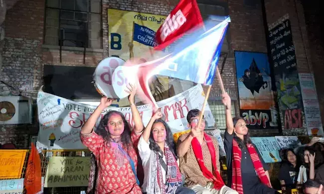 ಜೆಎನ್‌ಯು ಚುನಾವಣೆಯಲ್ಲಿ ಎಡ ಒಕ್ಕೂಟ ಕ್ಲೀನ್ ಸ್ವೀಪ್