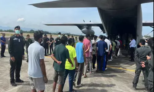 ಮ್ಯಾನ್ಮಾರ್‌ ನಿಂದ ಥೈಲ್ಯಾಂಡ್‌ ಗೆ ಪರಾರಿಯಾಗಿದ್ದ 270 ಭಾರತೀಯರು ತಾಯ್ನಾಡಿಗೆ ವಾಪಸ್