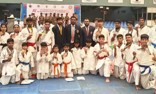 ಕಲಬುರಗಿ | ರಾಷ್ಟ್ರಮಟ್ಟದ ಕರಾಟೆ ಪಂದ್ಯಾವಳಿಯಲ್ಲಿ ರಾಜ್ಯಕ್ಕೆ ಕೀರ್ತಿ ತಂದ ಹೆವೇನ್ ಫೈಟರ್ ಸಂಸ್ಥೆ