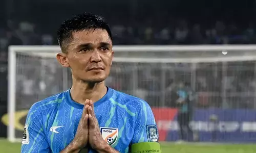 ಅಂತರರಾಷ್ಟ್ರೀಯ ಫುಟ್ಬಾಲ್‌ನಿಂದ ಸುನೀಲ್ ಚೆಟ್ರಿ ನಿವೃತ್ತಿ