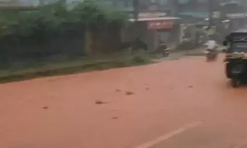 ಸುಳ್ಯದಲ್ಲಿ ಭಾರೀ ಮಳೆ: ನಗರದ ರಸ್ತೆಗಳೆಲ್ಲ ಕೆಸರುಮಯ