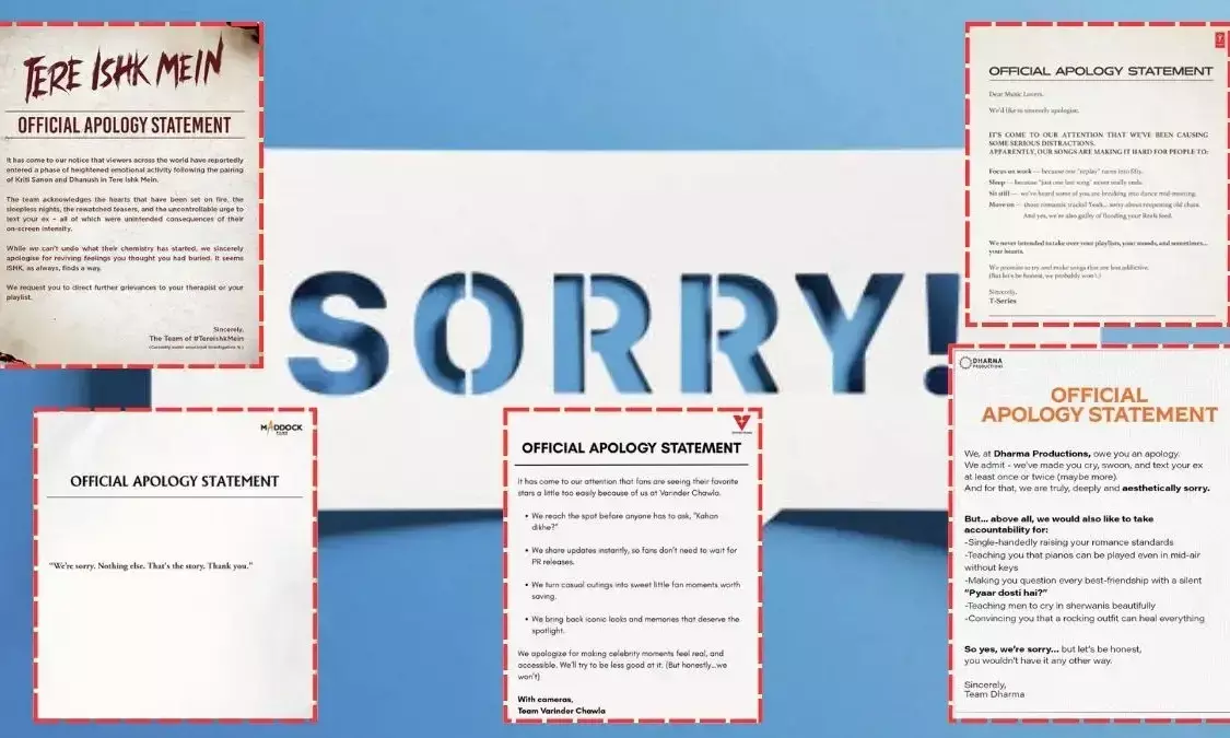 #Apology ಟ್ರೆಂಡ್ ವೈರಲ್; ಕ್ಷಮೆ ಕೇಳದೇ ಕ್ಷಮೆಯಾಚಿಸುತ್ತಿರುವ ಬ್ರ್ಯಾಂಡ್ ಗಳು, ಸಂಸ್ಥೆಗಳು!