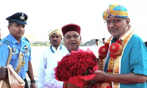 ಬೆಂಗಳೂರಿಗೆ ಆಗಮಿಸಿದ ಉಪರಾಷ್ಟ್ರಪತಿ ಸಿ.ಪಿ.ರಾಧಾಕೃಷ್ಣನ್