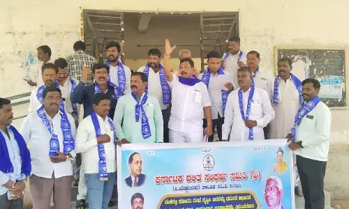 ಸುರಪುರ |ಆರೆಸ್ಸೆಸ್‌ ವಿರುದ್ಧ ದಲಿತ ಸಂಘರ್ಷ ಸಮಿತಿ ಪ್ರತಿಭಟನೆ