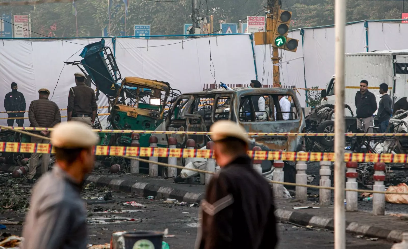 PHOTOS | ಕೆಂಪು ಕೋಟೆ ಬಳಿ ಸ್ಫೋಟ: 12 ಮಂದಿ ಮೃತ್ಯು