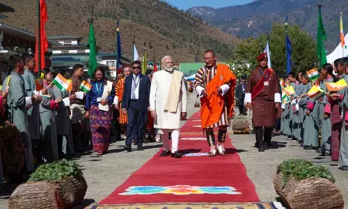 ಭೂತಾನ್ ದೊರೆಯ ಜನ್ಮದಿನ ಸಂಭ್ರಮಾಚರಣೆಯಲ್ಲಿ ಪಾಲ್ಗೊಳ್ಳಲು ಭೂತಾನ್ ಗೆ ತೆರಳಿದ ಪ್ರಧಾನಿ ಮೋದಿ