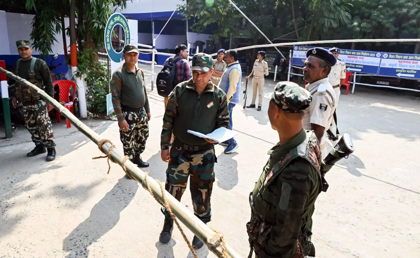 ನಾಳೆ ಬಿಹಾರ ವಿಧಾನಸಭಾ ಚುನಾವಣಾ ಫಲಿತಾಂಶ : ಮತ ಎಣಿಕೆ ಕೇಂದ್ರಗಳಲ್ಲಿ ಬಿಗಿ ಬಂದೋಬಸ್ತ್