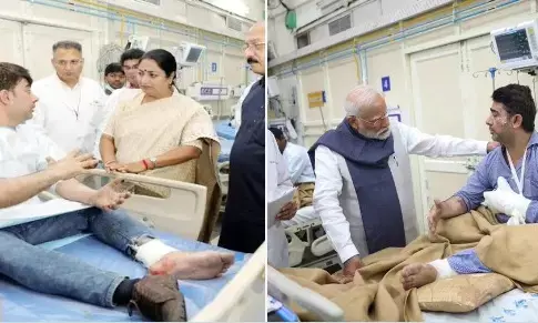 ಪ್ರಧಾನಿ ಭೇಟಿಗೆ ಮೊದಲು ದಿಲ್ಲಿ ಸ್ಫೋಟದ ಗಾಯಾಳುಗಳ ಧಿರಿಸು, ಪ್ಲಾಸ್ಟರ್ ಬದಲಾವಣೆ: ಆಪ್ ಶಾಸಕ ಸೌರಭ್ ಭಾರದ್ವಾಜ್ ಆರೋಪ