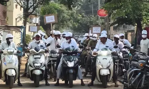 ಕೊಪ್ಪಳ | ಭಾಗ್ಯನಗರ ಪಟ್ಟಣ ಪಂಚಾಯತ್‌ನಿಂದ ಬೈಕ್ ರ‍್ಯಾಲಿ ಮೂಲಕ ಸ್ವಚ್ಛತಾ ಸಂದೇಶ