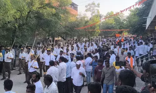 ಚಿತ್ತಾಪುರ: ಪೊಲೀಸ್ ಬಂದೋಬಸ್ತ್ ನಲ್ಲಿ ಆರೆಸ್ಸೆಸ್ ಪಥ ಸಂಚಲನ