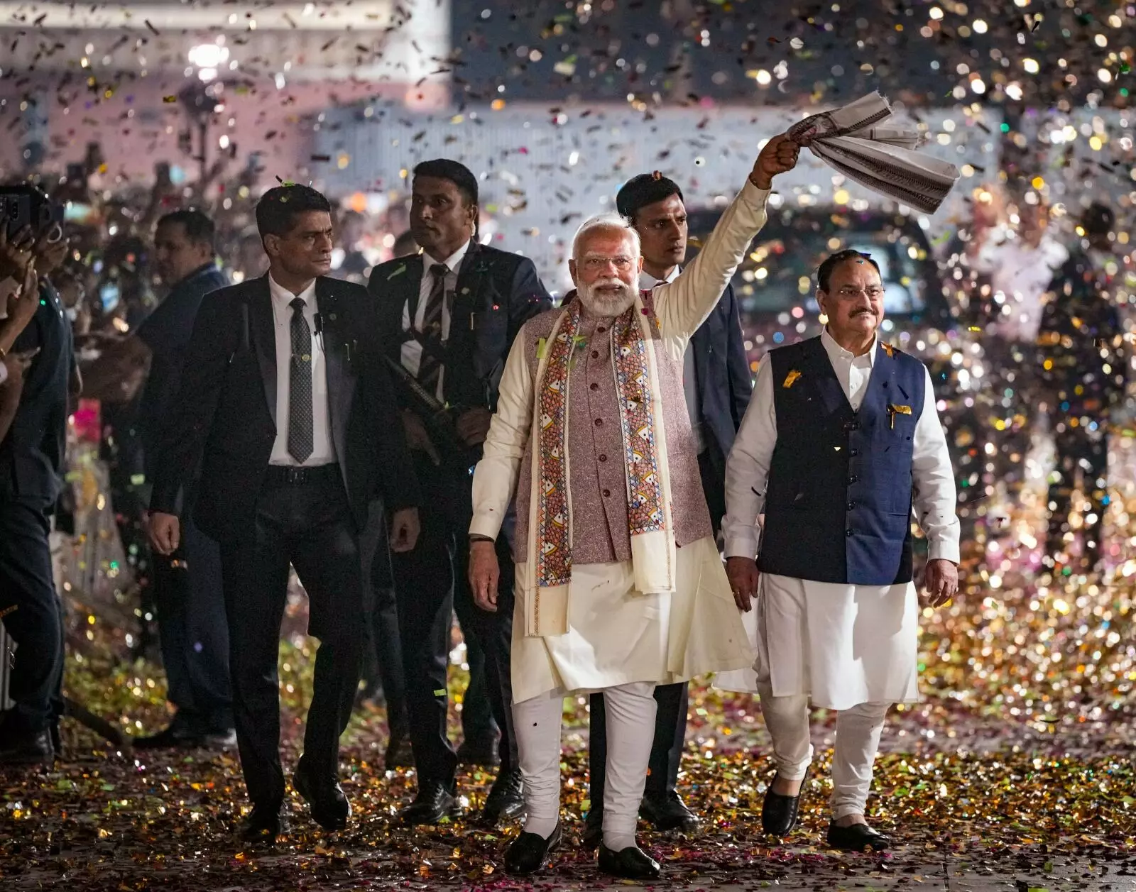 ಬಿಹಾರದಲ್ಲಿ ಎನ್​ಡಿಎಗೆ ಐತಿಹಾಸಿಕ ಗೆಲುವು; ಚಿತ್ರಗಳಲ್ಲಿ ನೋಡಿ