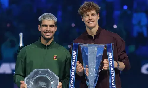 ಅಲ್ಕರಾಝ್‌ ಗೆ ಸೋಲುಣಿಸಿ ಎಟಿಪಿ ಫೈನಲ್ಸ್ ಕಿರೀಟ ಗೆದ್ದ ಜನ್ನಿಕ್ ಸಿನ್ನರ್