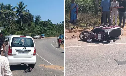 ಕಾವಳಕಟ್ಟೆ | ಸ್ಕೂಟರಿಗೆ ಕಾರು ಢಿಕ್ಕಿ: ವಿದ್ಯಾರ್ಥಿನಿ ಮೃತ್ಯು