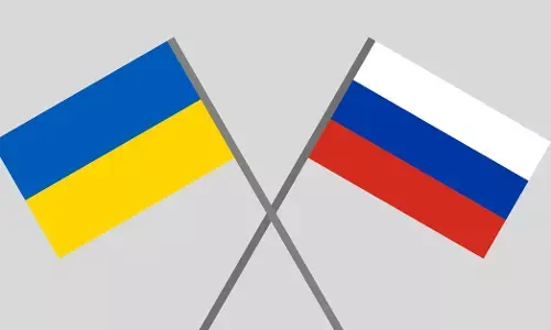 ukraine russia flag