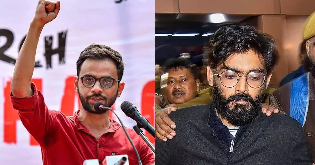 Umar Khalid and Sharjeel Imam