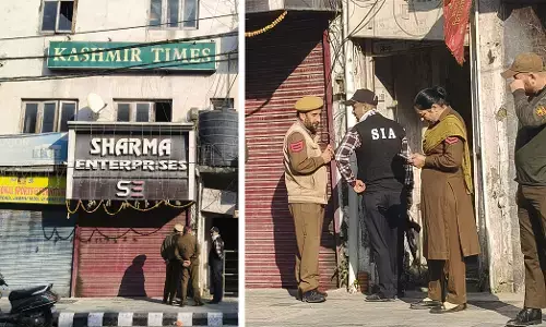 ‘ಕಾಶ್ಮೀರ್ ಟೈಮ್ಸ್’ ಪತ್ರಿಕಾ ಕಚೇರಿಯ ಮೇಲೆ ಎಸ್ಐಎ ದಾಳಿ | ಬೆದರಿಸಲು ಈ ಕ್ರಮ ಎಂದು ಆರೋಪಿಸಿದ ಪತ್ರಿಕಾ ಸಂಪಾದಕ