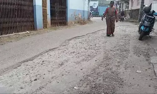 ಹೊಂಡಮಯ ಉಡುಪಿ ವಿದ್ಯಾರಣ್ಯ ಮಾರ್ಗದ ದುರಸ್ತಿಗೆ ಆಗ್ರಹ