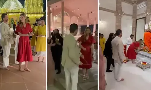 ಗುಜರಾತ್ | ವನತಾರಕ್ಕೆ ಭೇಟಿ ನೀಡಿದ ಡೊನಾಲ್ಡ್ ಟ್ರಂಪ್ ಪುತ್ರ