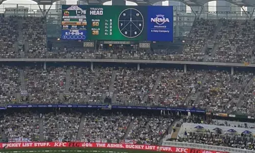 ಅತ್ಯಂತ ಹೆಚ್ಚು ಪ್ರೇಕ್ಷಕರ ಹಾಜರಾತಿಗೆ ಸಾಕ್ಷಿಯಾದ ಪರ್ತ್ ಸ್ಟೇಡಿಯಂ