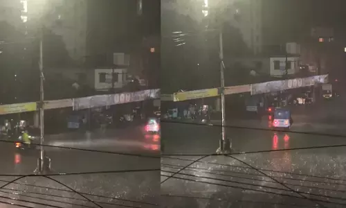 ದ.ಕ. ಜಿಲ್ಲೆಯಾದ್ಯಂತ ಗುಡುಗು ಸಹಿತ ಭಾರೀ ಮಳೆ