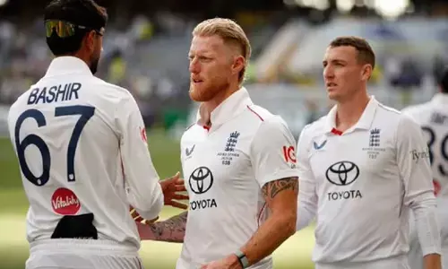 England after losing the first Ashes cricket test match against Australia in Perth