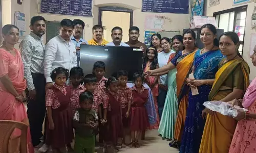 ಮಂಗಳೂರು | ಬಿಜೈ ಕಾಪಿಕಾಡ್ ಅಂಗನವಾಡಿ ಕೇಂದ್ರಕ್ಕೆ ಟಿವಿ ಕೊಡುಗೆ