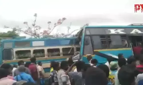 ತಮಿಳುನಾಡು| ಎರಡು ಬಸ್ ಗಳ ನಡುವೆ ಮುಖಾಮುಖಿ ಢಿಕ್ಕಿ: ಕನಿಷ್ಠ ಆರು ಮಂದಿ ಮೃತ್ಯು