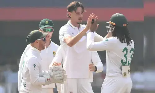 ಭಾರತದಲ್ಲಿ ಒಂದೇ ಟೆಸ್ಟ್‌ನಲ್ಲಿ ಅರ್ಧಶತಕ, ಆರು ವಿಕೆಟ್ ಪಡೆದ ದಕ್ಷಿಣ ಆಫ್ರಿಕಾದ ಮೊದಲ ಆಟಗಾರ ಜಾನ್ಸನ್